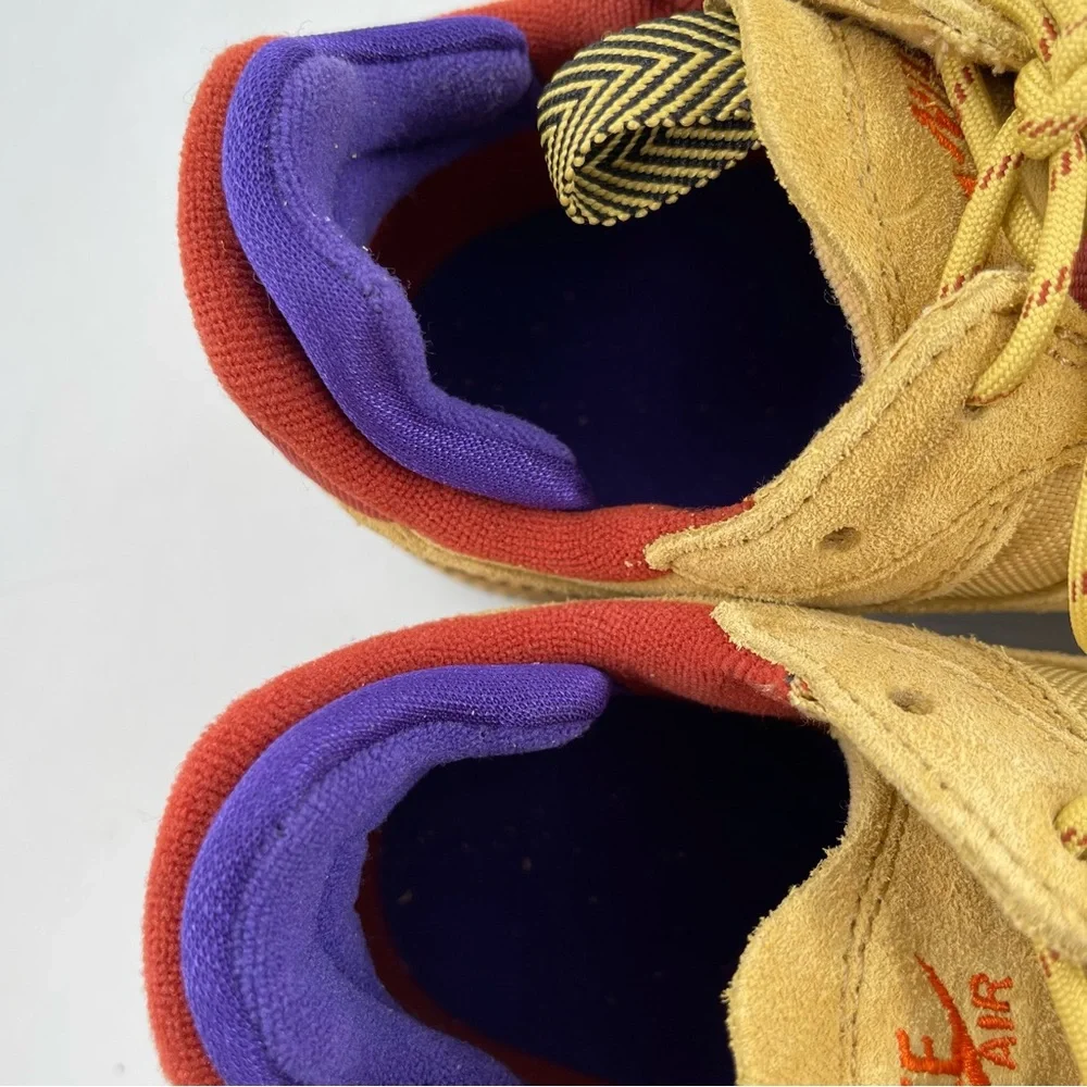 Nike Women’s Air Force 1 Wild Wheat Gold-SZ 6.5 -Low Lace-Up Shoes Sneaker